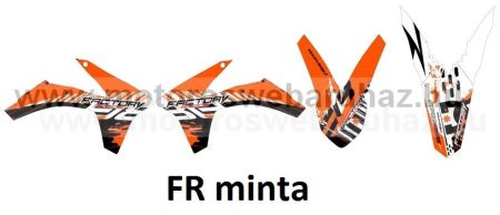 ARC-DESIGN off-road matricaszett 'A-kit' KTM SX-F 250 350 450 MODELLEKHEZ 2011-2012 (ARCKTMSXF1A)