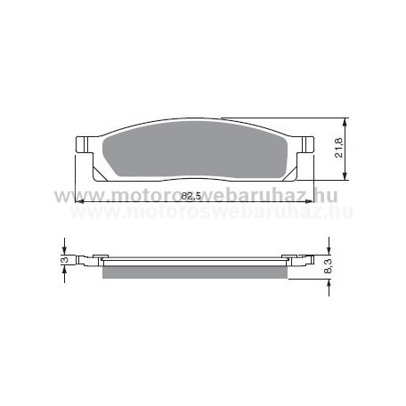 Fékbetét GoldFren (034/S3)