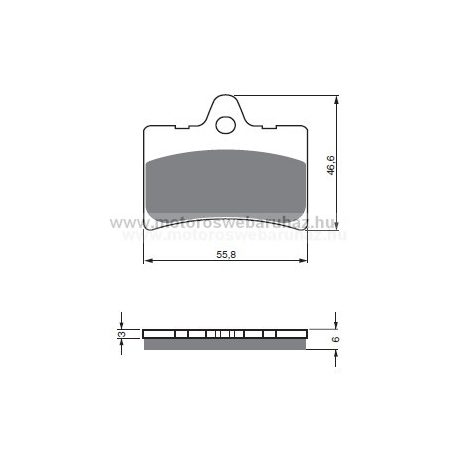 Fékbetét GoldFren (066/S3)