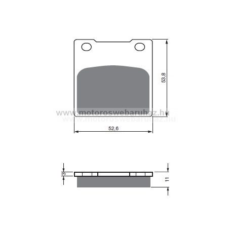Fékbetét GoldFren (068/S3)