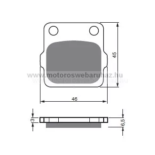 Fékbetét GoldFren (077/S3)