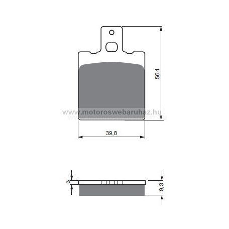 Fékbetét GoldFren (087/S3)
