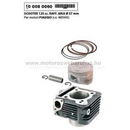 Hengerszett RMS PIAGGIO LIBERTY 125 4T, VESPA ET4 (100080060)