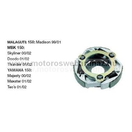 Kuplung RMS MALAGUTI 150ccm (100360090)