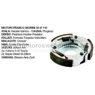 Kuplung RMS SUZUKI / ITALJET 110mm (100360250)