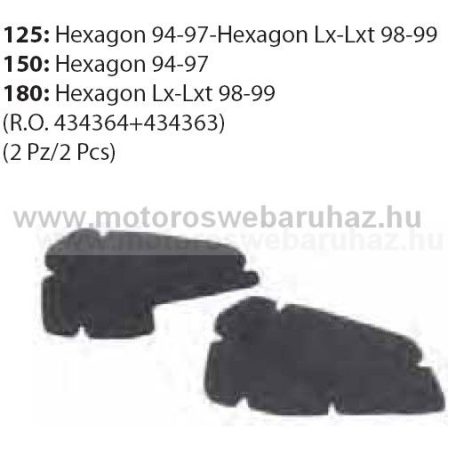 Levegőszűrő RMS (100600470) PIAGGIO HEXAGON (21434)