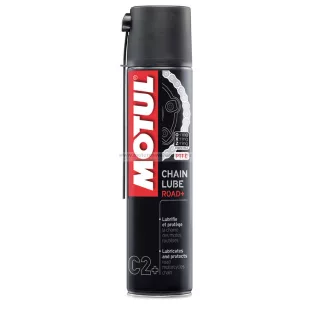   MOTUL Chain Lube Road Plus Lánckenő olaj (Láncspray) 400ml Fehér Teflonos