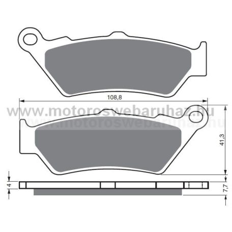 Fékbetét GoldFren (106/S3)