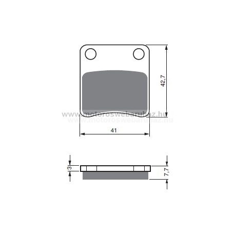 Fékbetét GoldFren (110/S3)