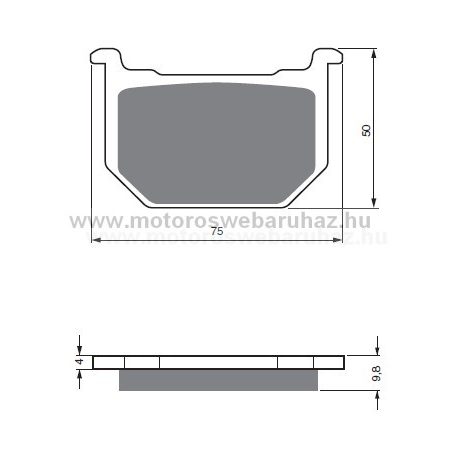 Fékbetét GoldFren (111/S3)