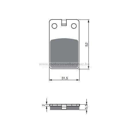 Fékbetét GoldFren (120/S3)