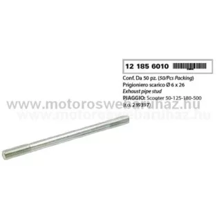 Kipu. RMS (121856010) KIPUFOGÓ TŐCSAVAR PIAGGIO 6x26mm