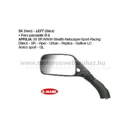 TÜKÖR RMS APRILIA SR 50/125 ( bal ) (122760080)