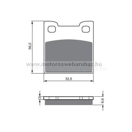 Fékbetét GoldFren (129/S3)