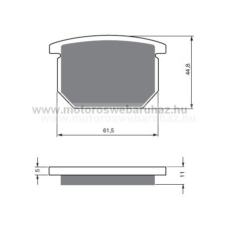 Fékbetét GoldFren (138/S3)