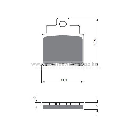 Fékbetét GoldFren (140/S3)