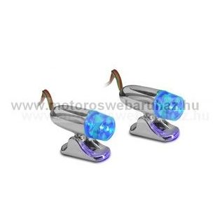   Lámpa MKP. UNIVERZÁLIS (14400) lámpa mini króm kék (pár)