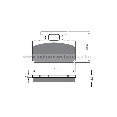 Fékbetét GoldFren (161/S3)