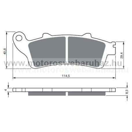 Fékbetét GoldFren (178/S3)