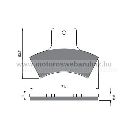 Fékbetét GoldFren (179/S3)