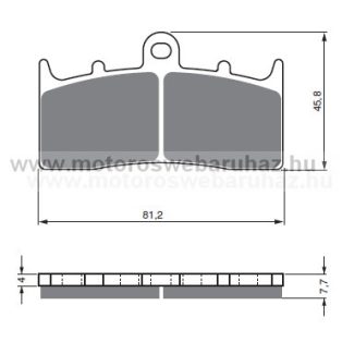 Fékbetét GoldFren (194/S3)