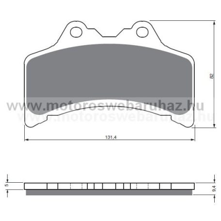 Fékbetét GoldFren (204/S3)