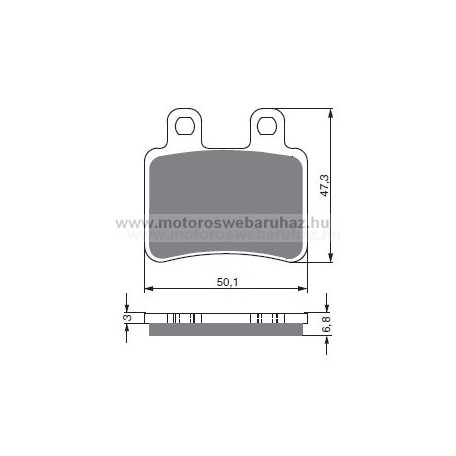 Fékbetét GoldFren (211/S3)