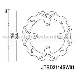 Féktárcsa JT (JTD2114SC01)