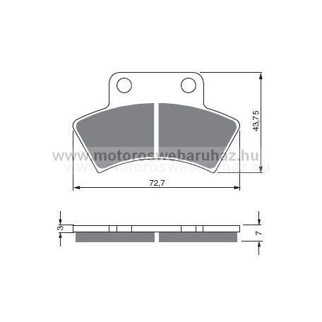 Fékbetét GoldFren (216/S3)