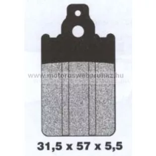 Fékbetét APRILIA SCARAB./MALAGUTI F12,F15 (225100070) RMS 