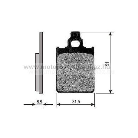 Fékbetét ITALJET FORMULA 50 (225100160) RMS 