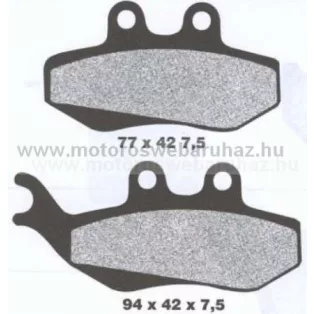 Fékbetét GILERA RUNNER 125/180 -98 (225100360) RMS 