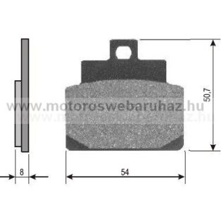 Fékbetét APRILIA SR 125-150 (225100460) RMS 