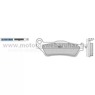   Fékbetét YAMAHA (225100570) RMS ELSŐ YAMAHA VERSITY 300 03-04 / MBK KILIBRE 03