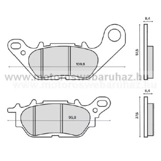 FÉKBETÉT RMS YAMAHA