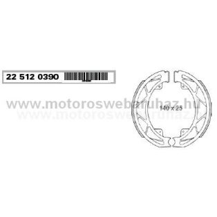 Fékpofa PIAGGIO LIBERTY 50 2T-4T 97-04 (225120390) RMS 