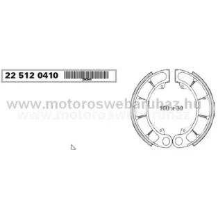 Fékpofa HONDA PANTHEON 125/150 98- (225120410) RMS 