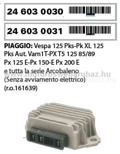 Feszültség szabályzó VESPA (246030030) RMS VESPA PX 125-200
