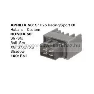   Feszültség szabályzó HONDA SFX, BALI, X8RS (246030060) RMS