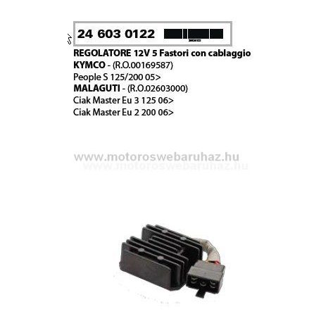 Feszültség szabályzó KYMCO (246030122) RMS