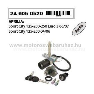 Zár szett APRILIA SPORT CITY 125-250 (246050520) RMS