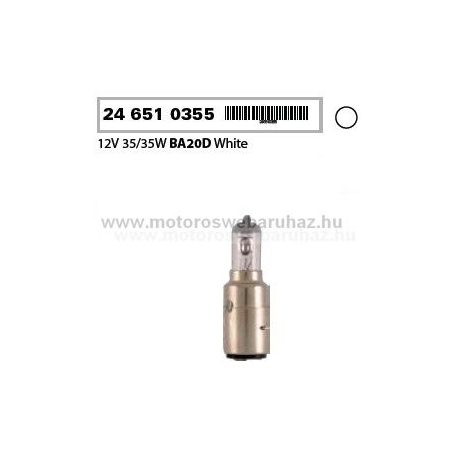 Izzó 12V 35/35W BA20D HALOGÉN (246510355) ELSŐ YAMAHA BWS (FLÖSSER)