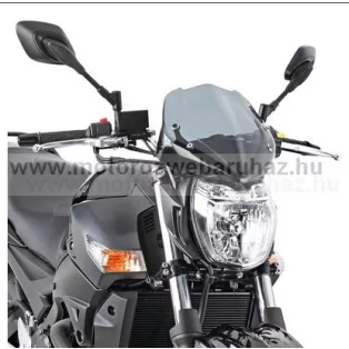   GIVI 247A Univerzális szélvédő, füst, naked bike-okhoz, 29 cm x 28,5 cm 