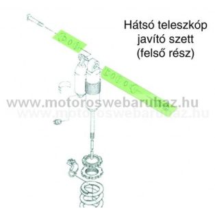   TELESZKÓPJAVÍTÓ SZETT PROX (26.310002) HÁTSÓ TELESZKÓP FELSŐ RÉSZ