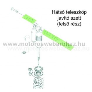   TELESZKÓPJAVÍTÓ SZETT PROX (26.350059) HÁTSÓ TELESZKÓP FELSŐ VAGY ALSÓ RÉSZ (PDS)