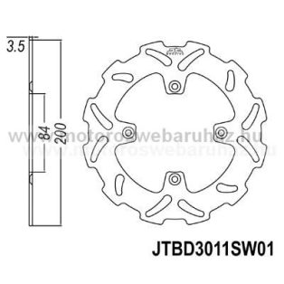 Féktárcsa JT (JTD3011SC01)