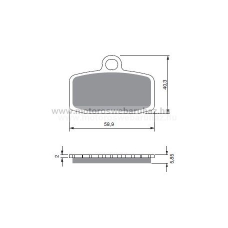 Fékbetét GoldFren (308/S3)