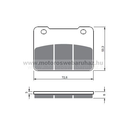 Fékbetét GoldFren (331/S3)
