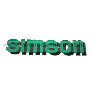 SIMSON (350006) matrica tank (zöld)