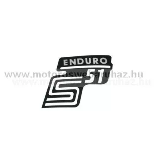 SIMSON (350012) matrica dekni enduro (ezüst) 51